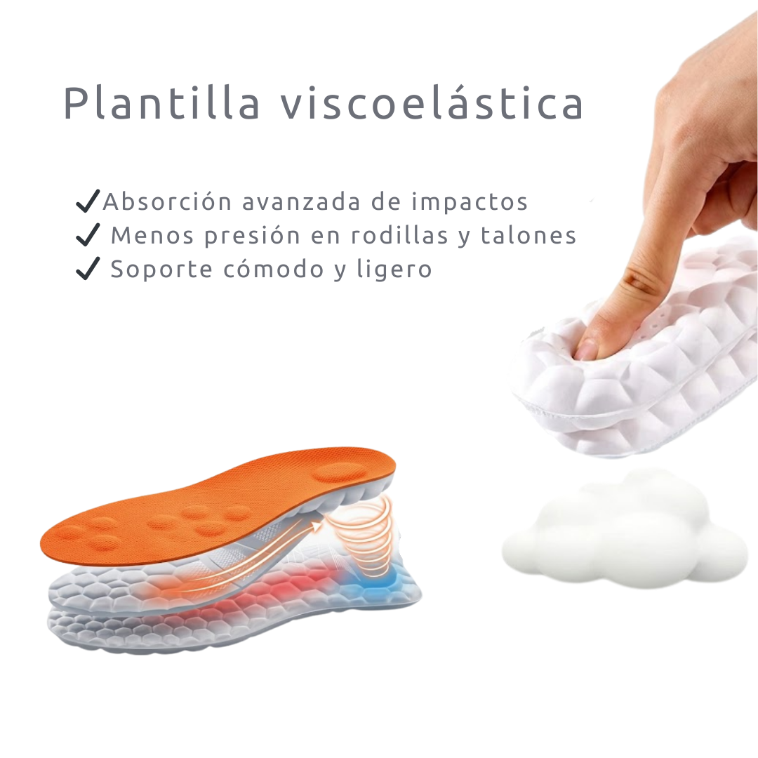 Plantillas ortopédicas antifatiga